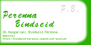 perenna bindseid business card